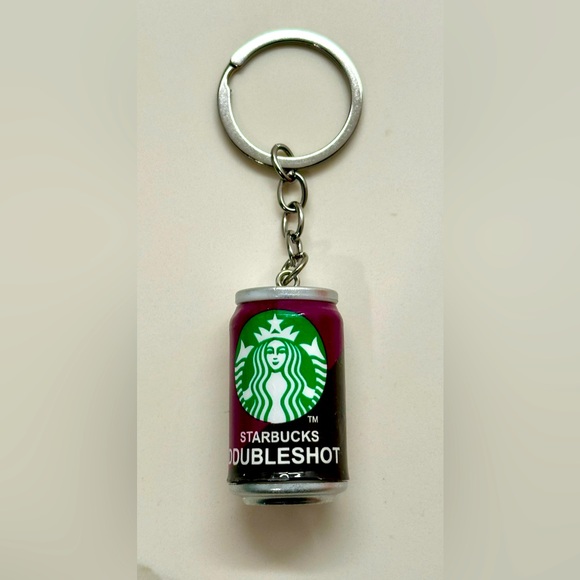 Starbucks Accessories - Starbucks Doubleshot Keychain - Purple and Silver